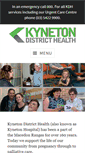 Mobile Screenshot of kynetonhealth.org.au